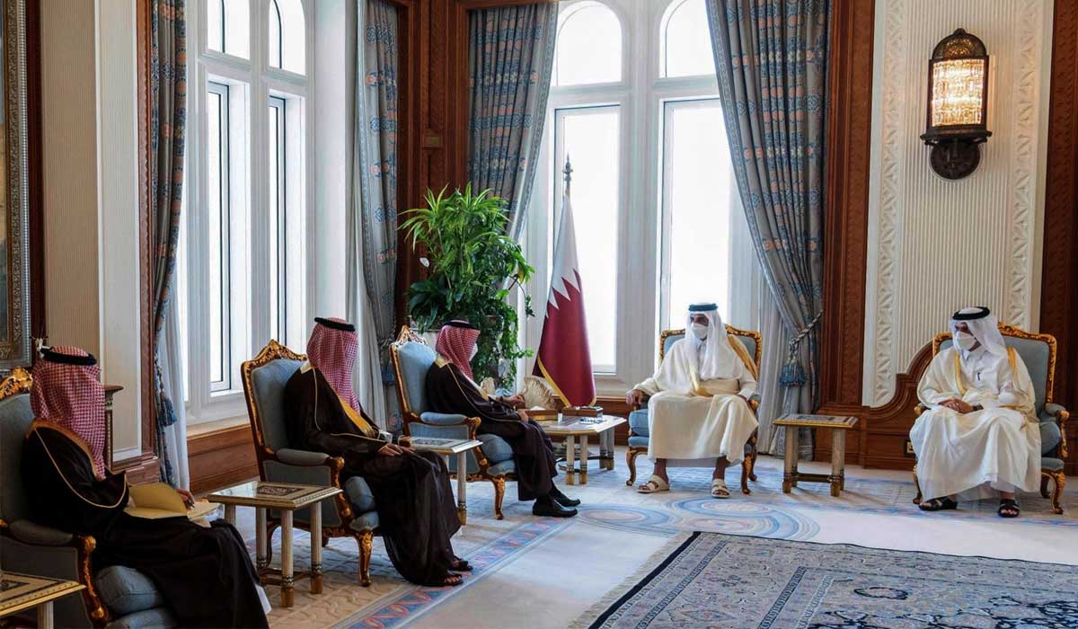 Qatar's emir meets Saudi FM in Doha following thaw in relations
